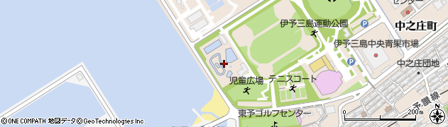 伊予三島運動公園プール周辺の地図
