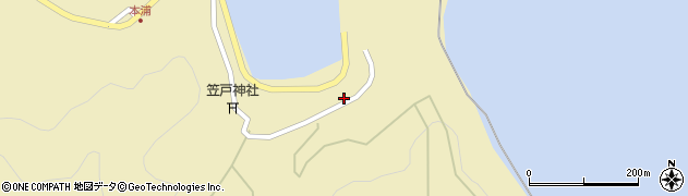 山口県下松市笠戸島72周辺の地図