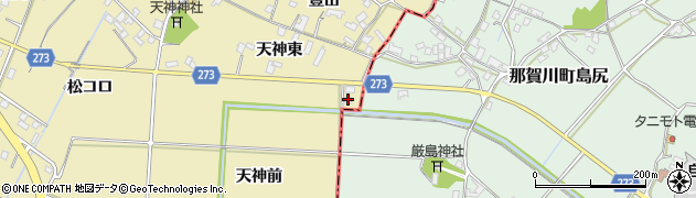 徳島県小松島市坂野町（天神前）周辺の地図