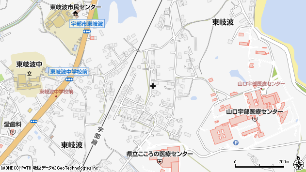 〒755-0241 山口県宇部市東岐波の地図
