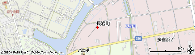 愛媛県新居浜市長岩町周辺の地図