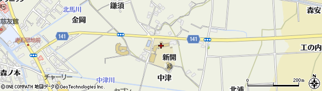 小松島市立新開小学校周辺の地図