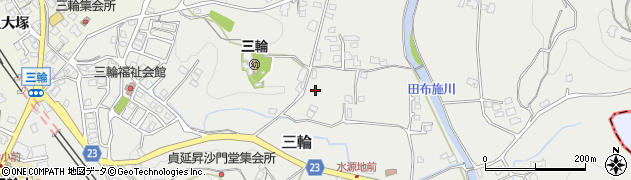 山口県光市三輪周辺の地図