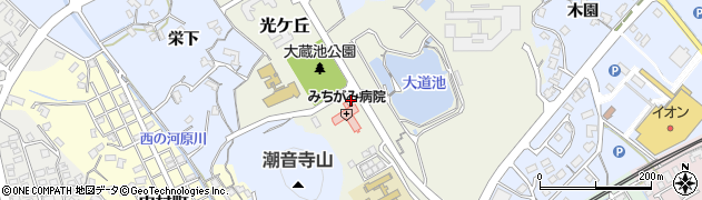 山口県光市光ケ丘周辺の地図