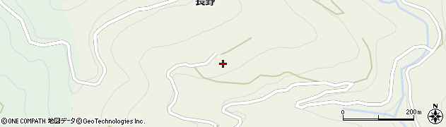 徳島県名西郡神山町下分長野周辺の地図