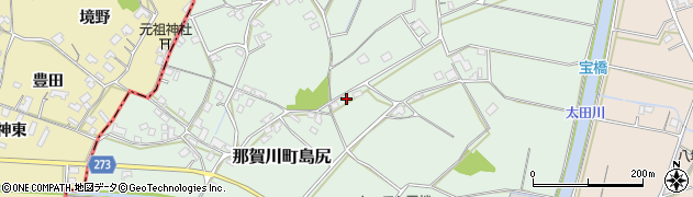 徳島県阿南市那賀川町島尻1196周辺の地図