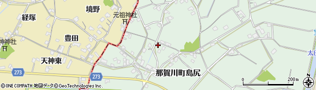 徳島県阿南市那賀川町島尻986周辺の地図