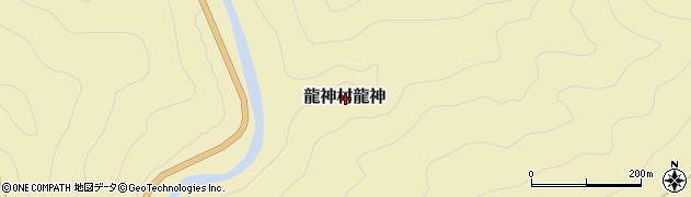 和歌山県田辺市龍神村龍神周辺の地図