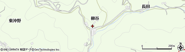 徳島県徳島市飯谷町柳谷周辺の地図