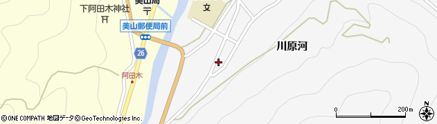 和歌山県日高郡日高川町川原河46周辺の地図