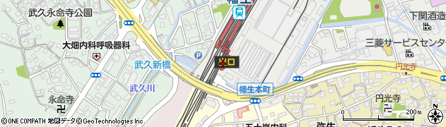 幡生駅周辺の地図