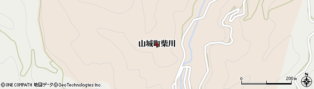 徳島県三好市山城町柴川周辺の地図
