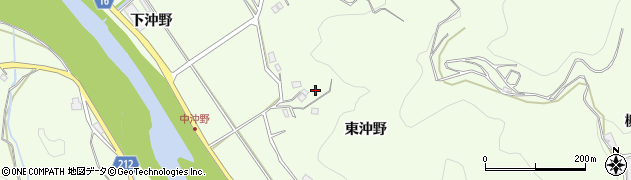 徳島県徳島市飯谷町（東沖野）周辺の地図