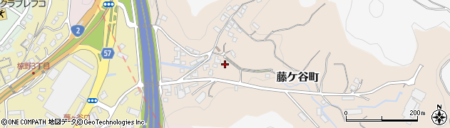 山口県下関市藤ケ谷町周辺の地図