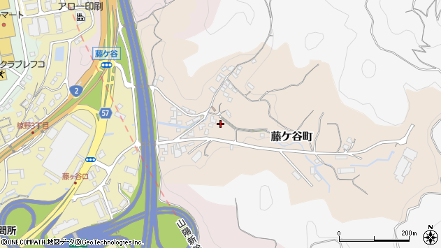 〒751-0811 山口県下関市藤ケ谷町の地図