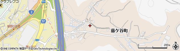 山口県下関市藤ケ谷町周辺の地図