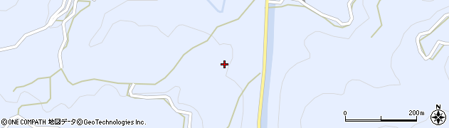 徳島県佐那河内村（名東郡）下（西地）周辺の地図