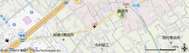 上柏周辺の地図