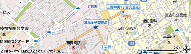 三島金子周辺の地図