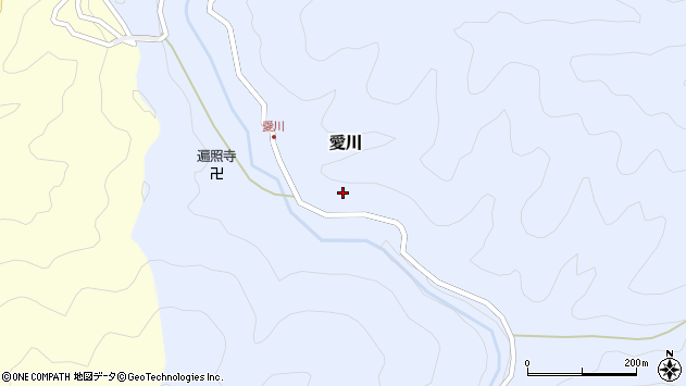 〒644-1213 和歌山県日高郡日高川町愛川の地図