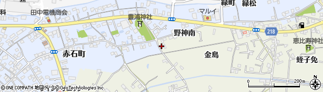 徳島県小松島市大林町金島23周辺の地図