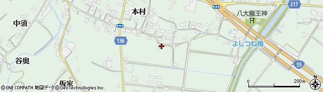 徳島県小松島市田野町本村77周辺の地図