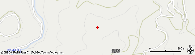 徳島県佐那河内村（名東郡）上（蝮塚）周辺の地図