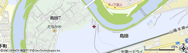 山口県光市島田2378周辺の地図