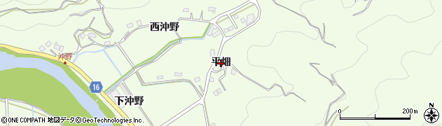 徳島県徳島市飯谷町（平畑）周辺の地図