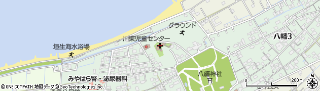 川東高齢者福祉センター周辺の地図