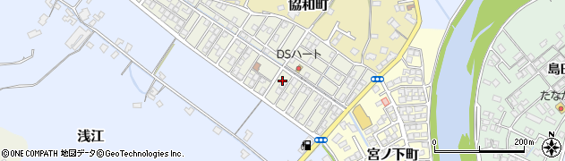 山口県光市和田町周辺の地図