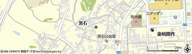 山口県宇部市東須恵（黒石）周辺の地図