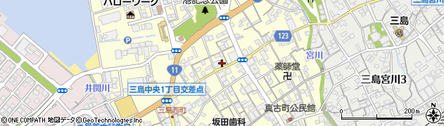 伊予三島港郵便局 ＡＴＭ周辺の地図
