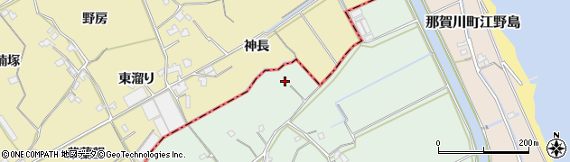 徳島県阿南市那賀川町島尻1095周辺の地図