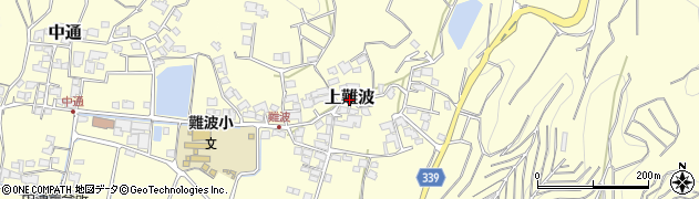 愛媛県松山市上難波周辺の地図