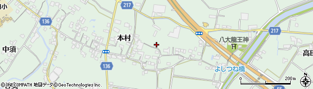 徳島県小松島市田野町本村62周辺の地図