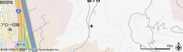 山口県下関市藤ケ谷周辺の地図