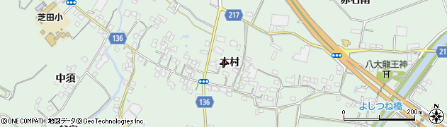 徳島県小松島市田野町本村142周辺の地図