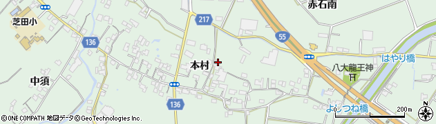 徳島県小松島市田野町本村51周辺の地図
