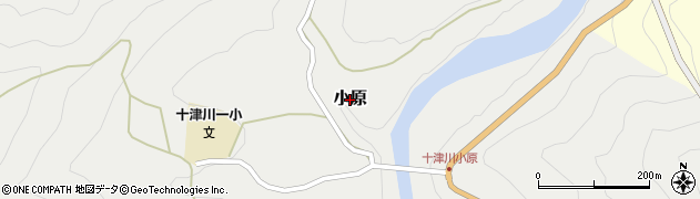 奈良県十津川村（吉野郡）小原周辺の地図