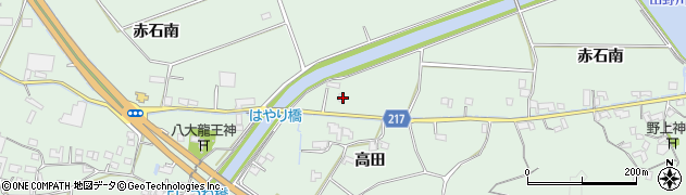 徳島県小松島市田野町赤石南周辺の地図
