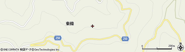 徳島県吉野川市美郷東條34周辺の地図