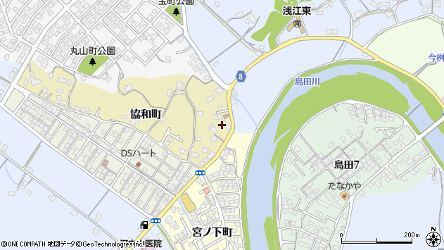 〒743-0043 山口県光市協和町の地図