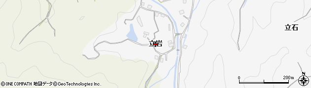 徳島県徳島市多家良町（立岩）周辺の地図