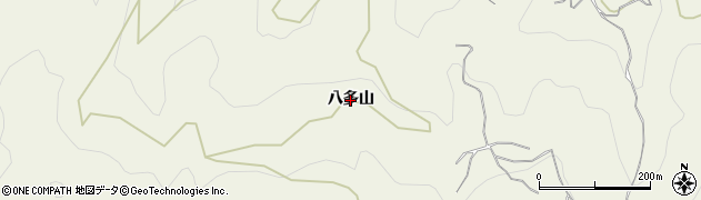 徳島県徳島市八多町（八多山）周辺の地図