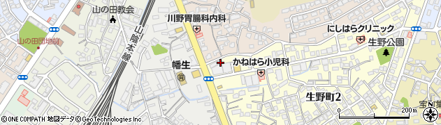 更科 生野店周辺の地図