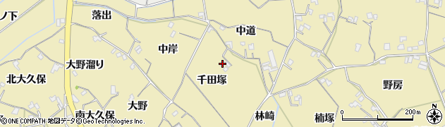 徳島県小松島市坂野町（千田塚）周辺の地図