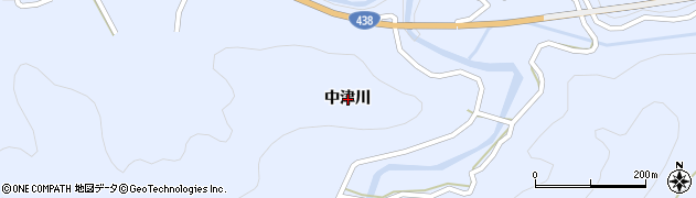 徳島県名西郡神山町鬼籠野中津川周辺の地図