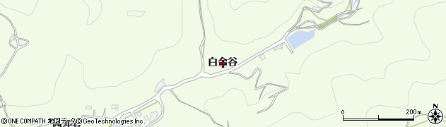 徳島県徳島市飯谷町白金谷周辺の地図