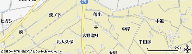 徳島県小松島市坂野町（大野溜り）周辺の地図